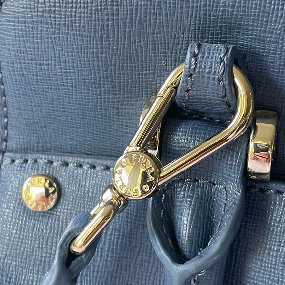 Furla blue leather crossbody satchel bag - Picture 7 of 16